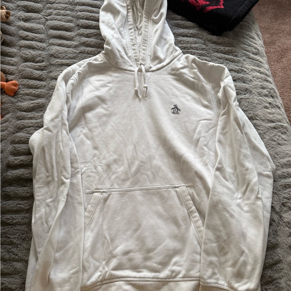 Original Penguin White Hoodie